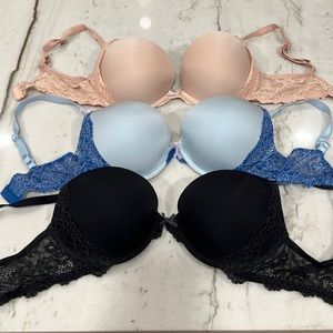 Victoria’s Secret Dream Angels Push-Up 34D x 3 lot